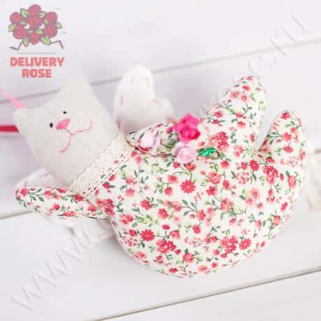 Игрушка «Летящий котик» (flowers)