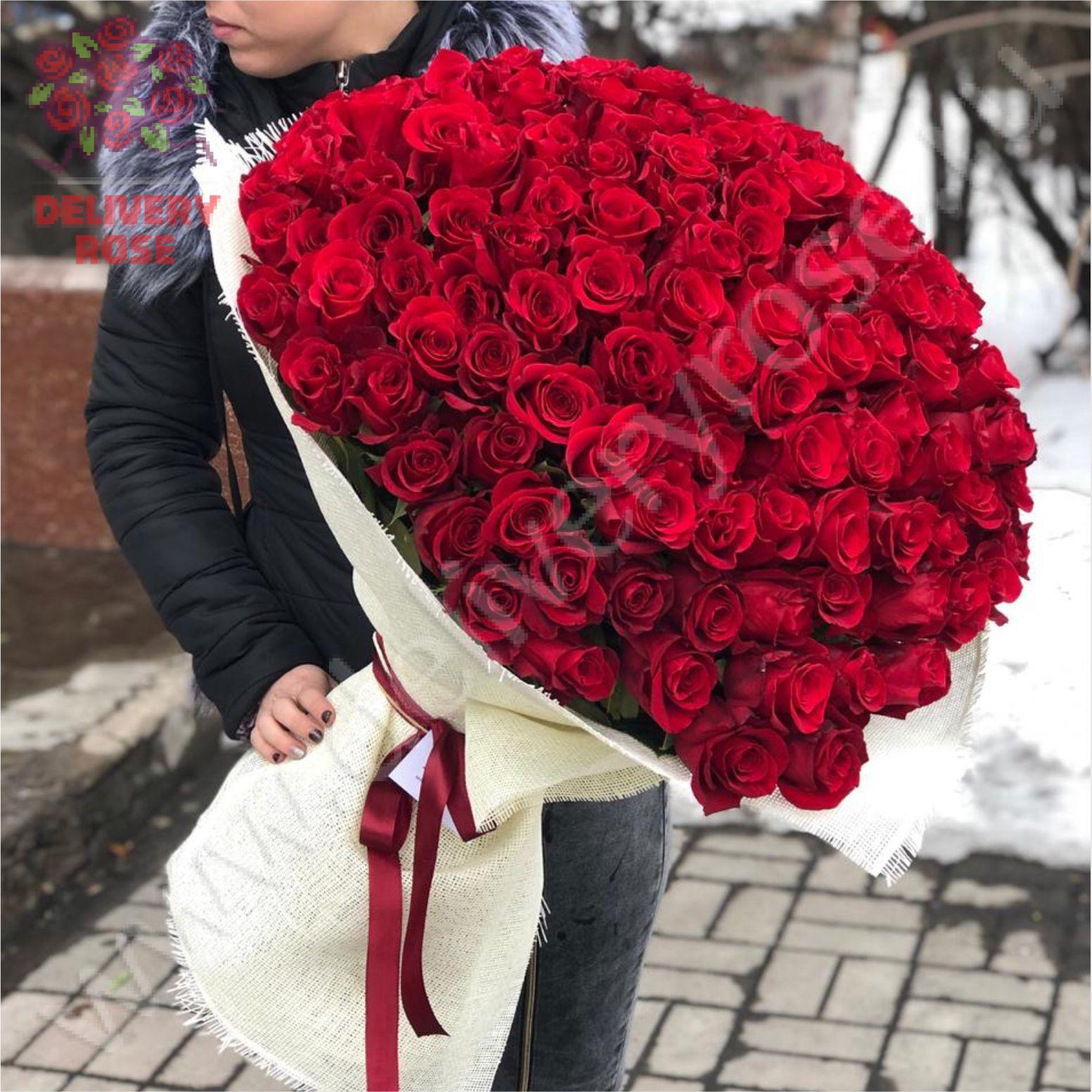 101 длинная роза 140 см