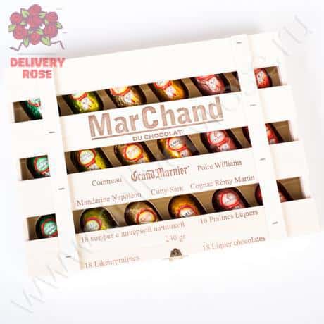 Конфеты с ликерами MarChand, 240 гр.