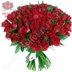 Кенийские розы Красные 35-40 см 101 шт