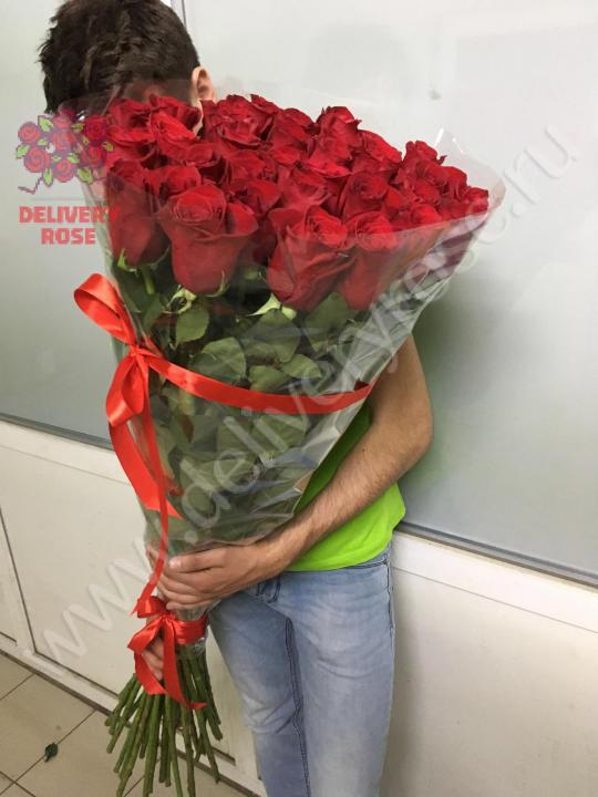 21 длинная роза 140 см