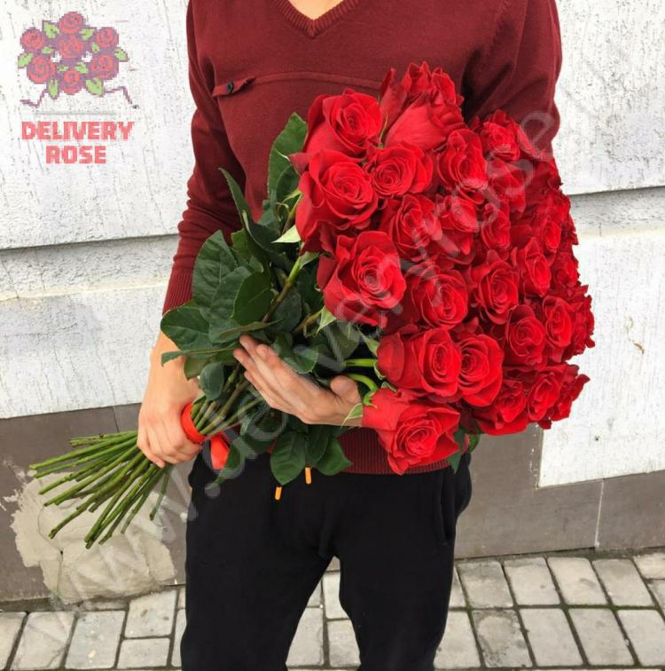31 длинная роза 120 см 