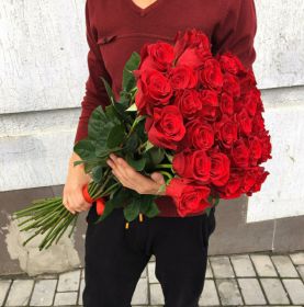 31 длинная роза 120 см 